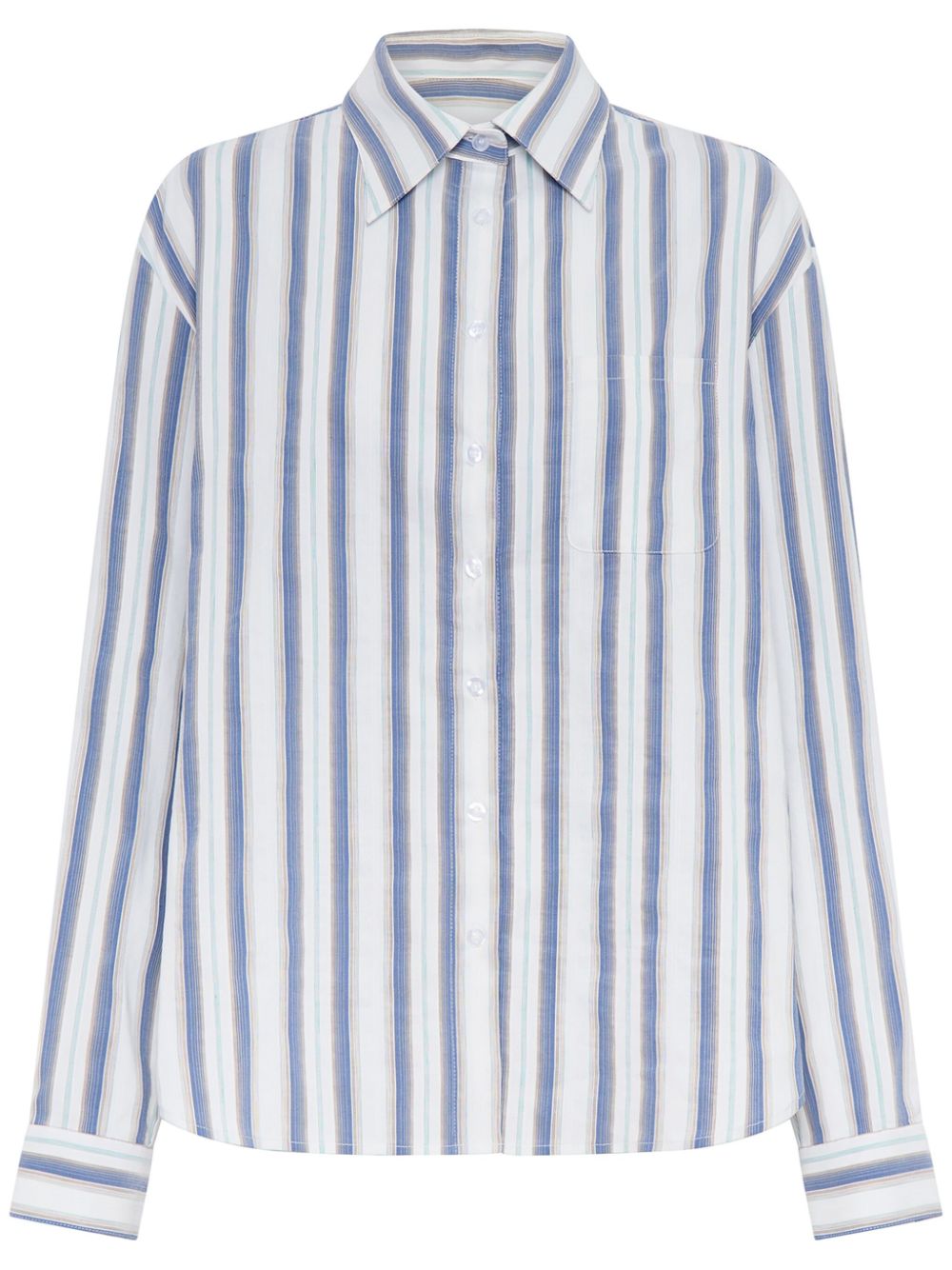 Anna Quan striped shirt - Blue