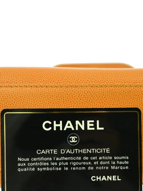 CHANEL Pre-Owned 1998 CC turn-lock Handbag | Orange | FARFETCH