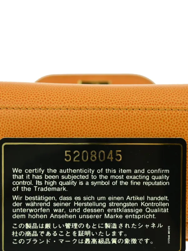 CHANEL Pre-Owned 1998 CC turn-lock Handbag | Orange | FARFETCH