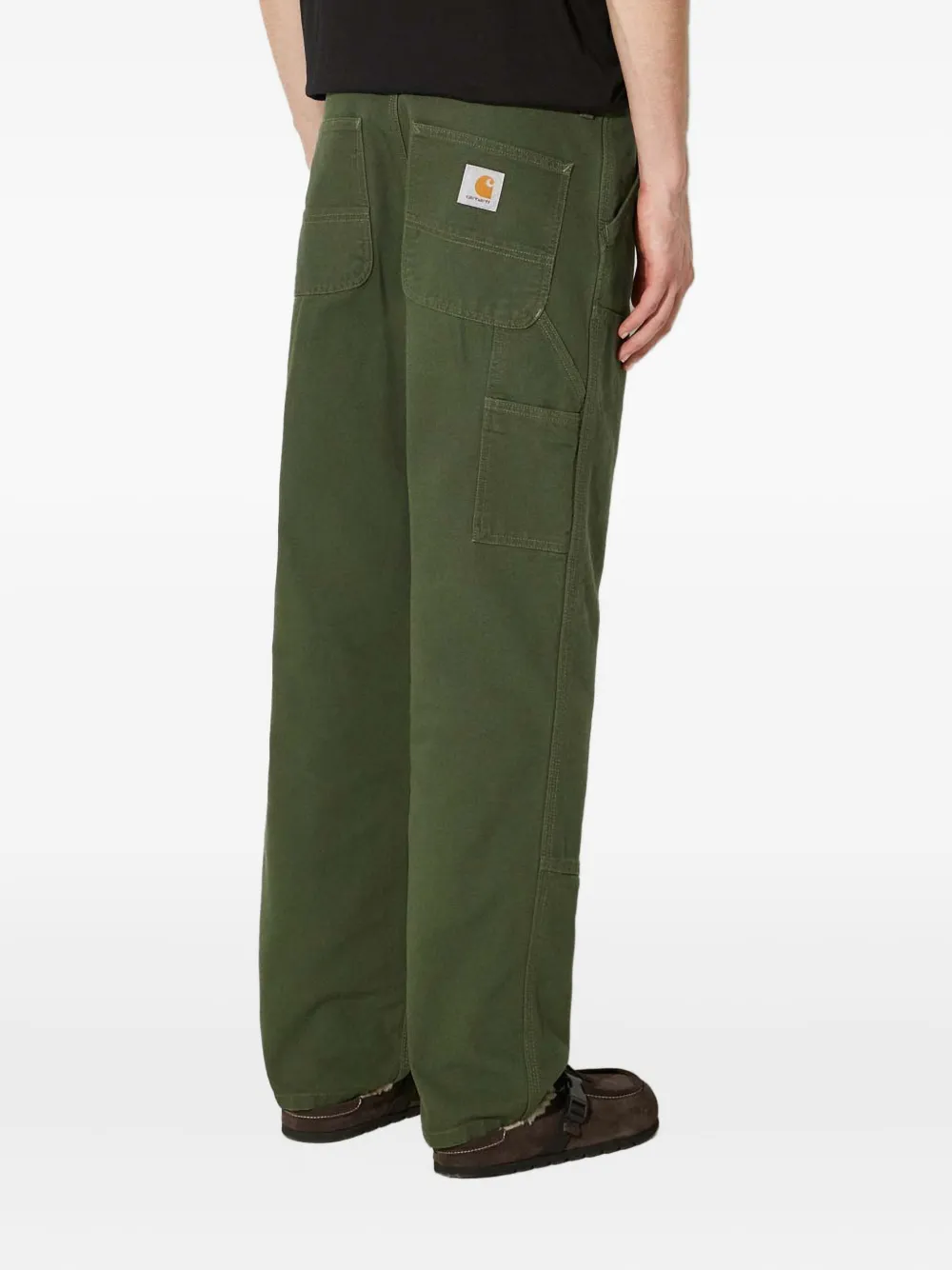 Carhartt Double Knee Trousers In Green