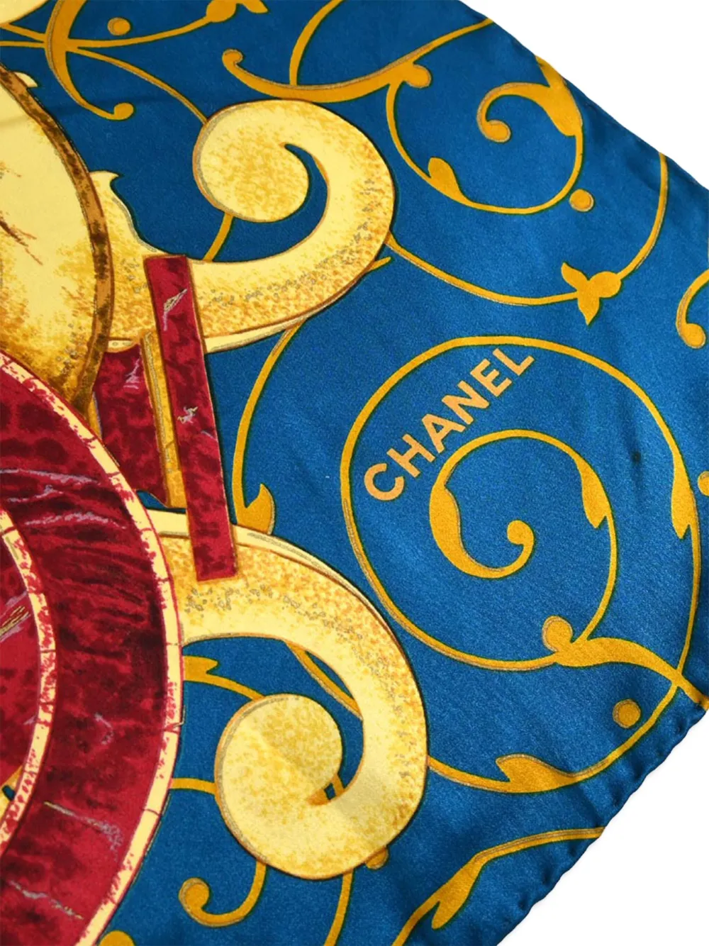 Cheap CHANEL 1990-2000s Sunflower scarf Women