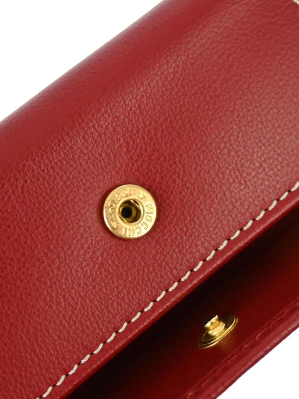 Pre-owned Saint Laurent 1990-2000s Four Hook Key Case In Red