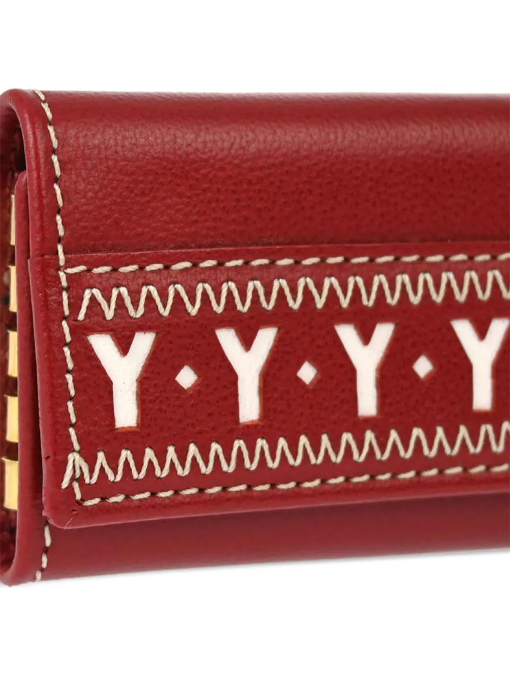 Pre-owned Saint Laurent 1990-2000s Four Hook Key Case In Red
