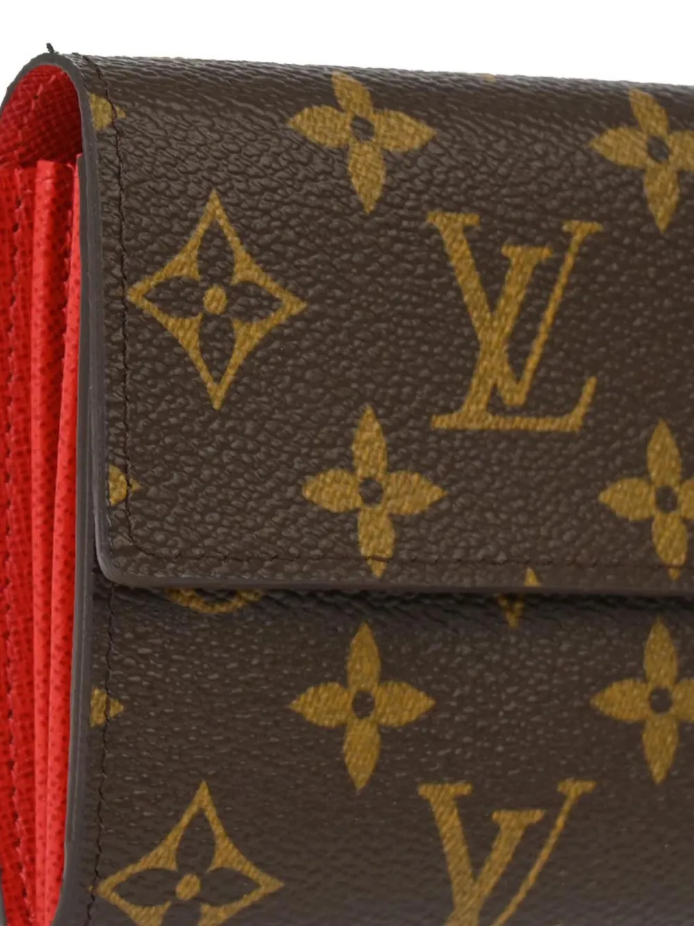Pre-owned Louis Vuitton 2006 Sarah Wallet In Brown
