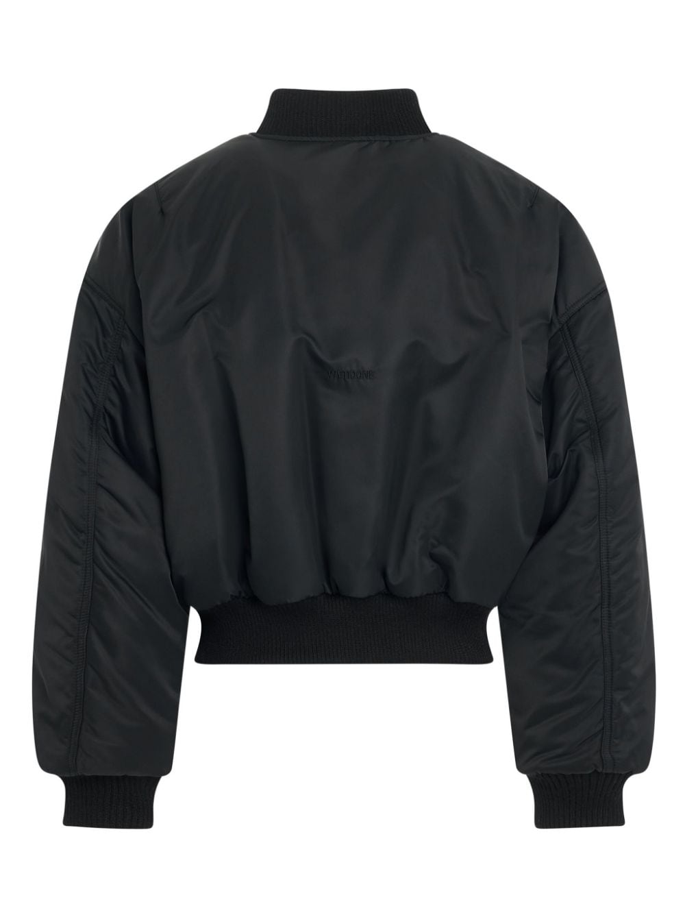 We11done zip-up bomber jacket - Zwart