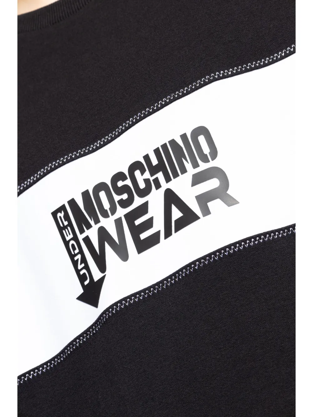 Moschino Sweater met logoprint Zwart