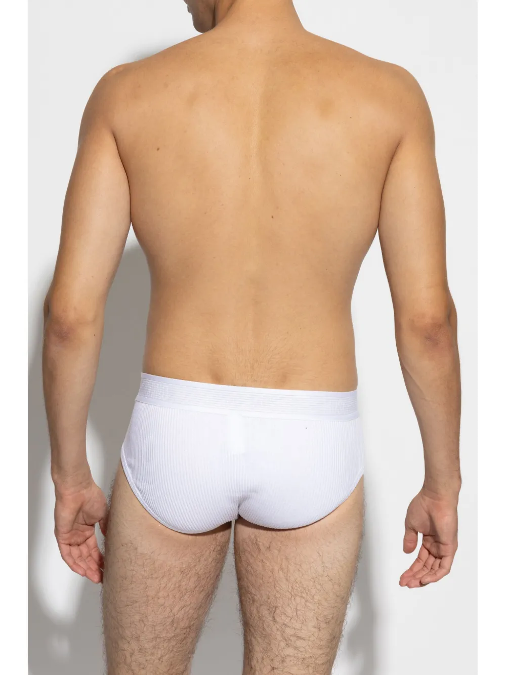 Moschino Slip met logoband Wit