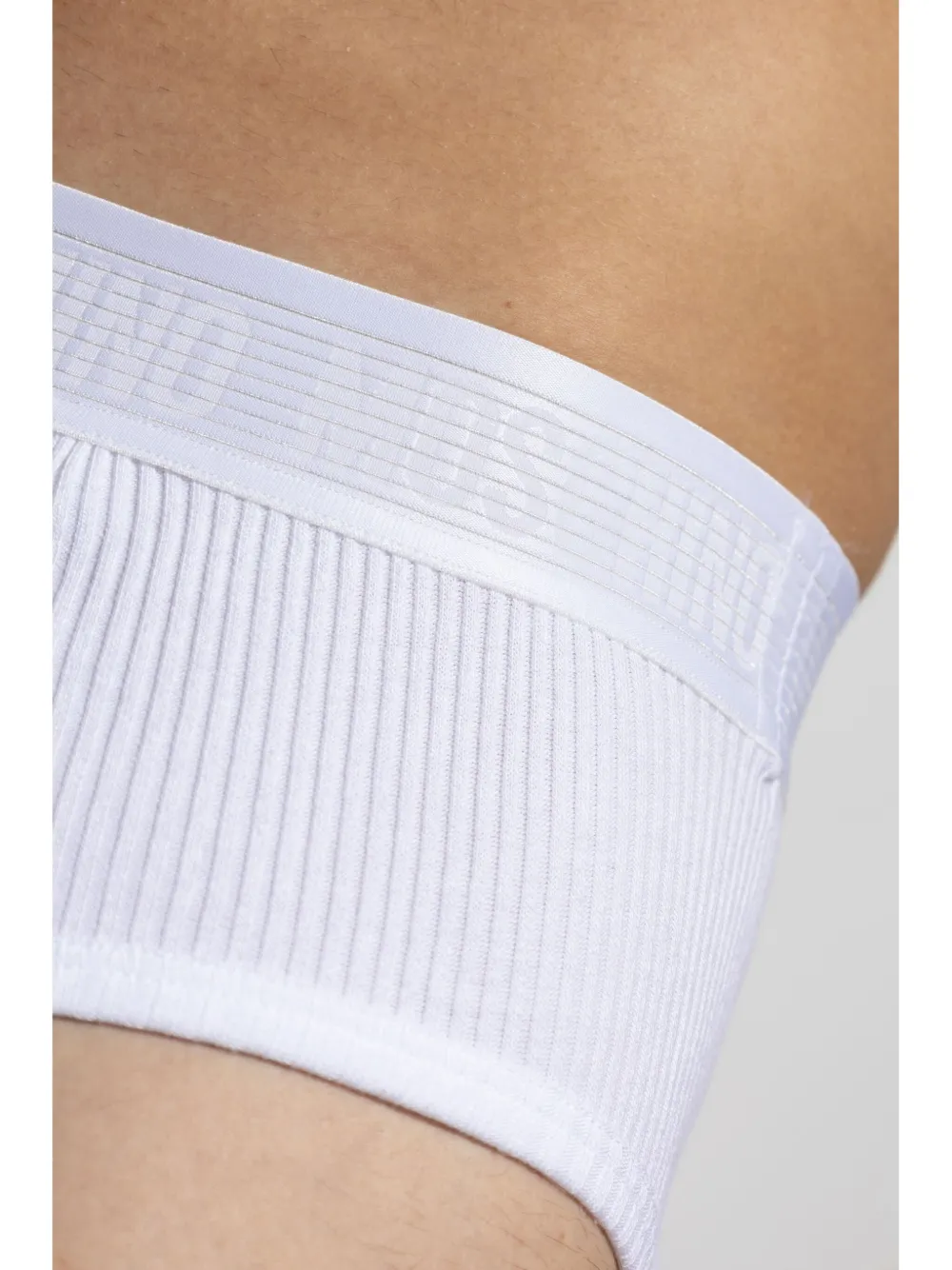 Moschino Slip met logoband Wit