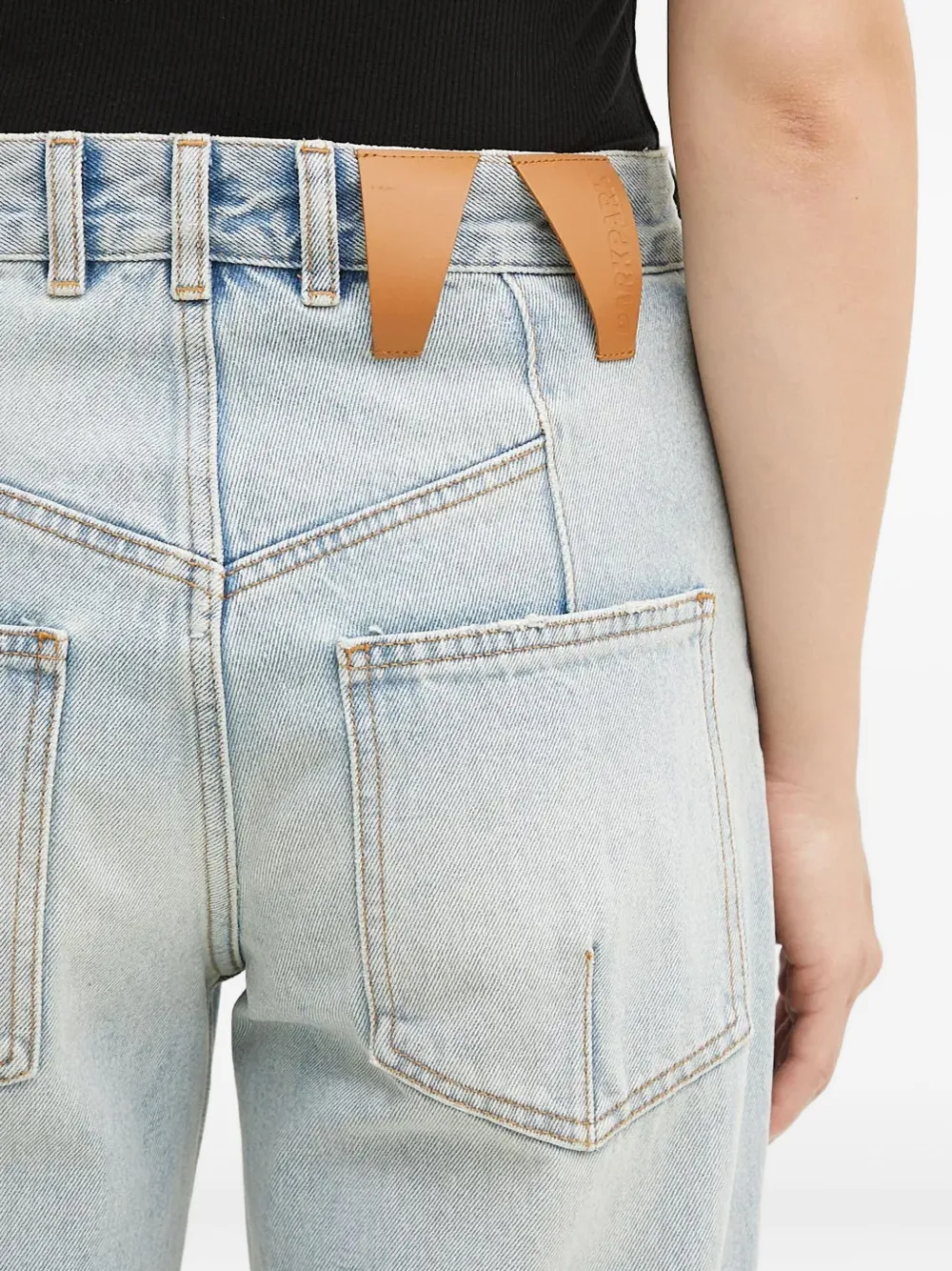 DARKPARK Jeans met vlakken Blauw