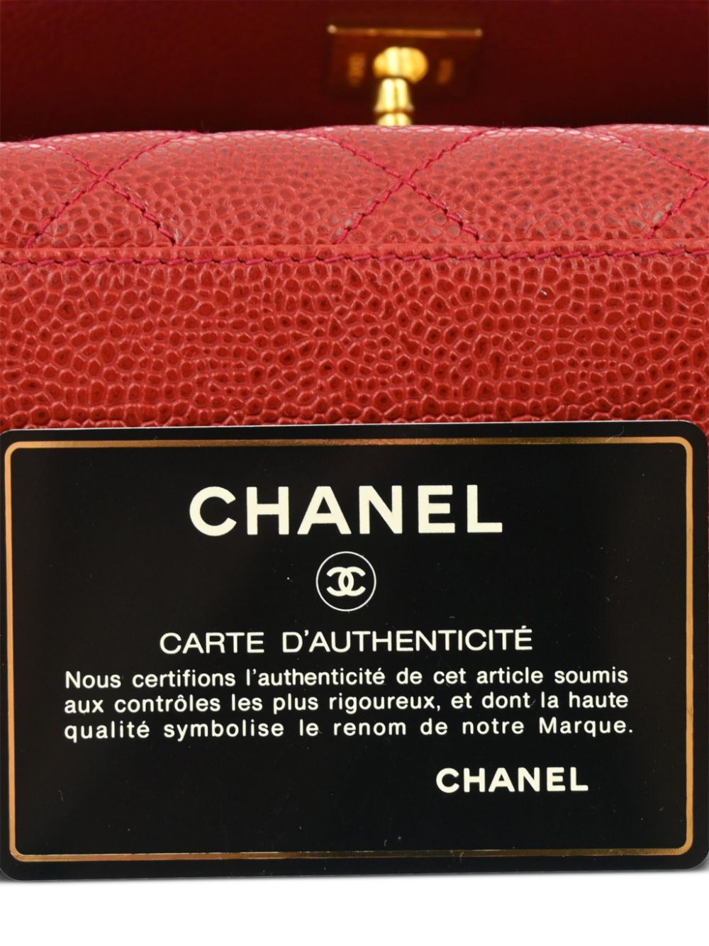 CHANEL 1992 caviar shoulder bag Women