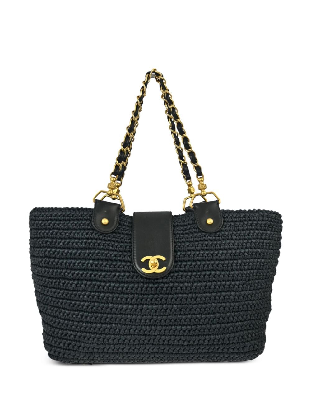 CHANEL Pre-Owned 2006 Chain Tote Bag - Blau