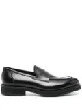 Lidfort leather loafers - Black