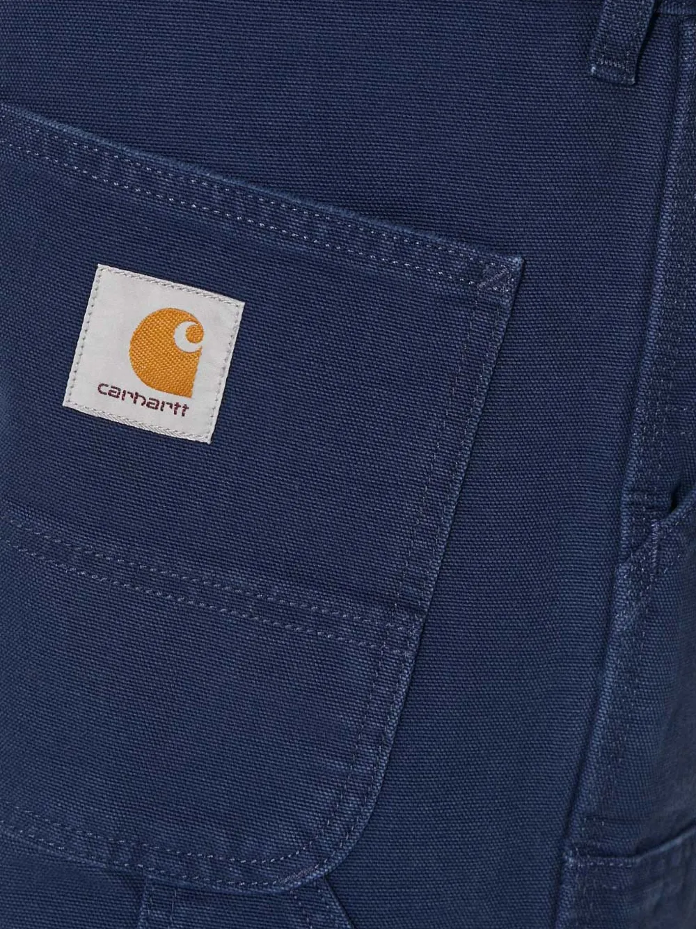 Carhartt Double Knee Patch Trousers In Blue