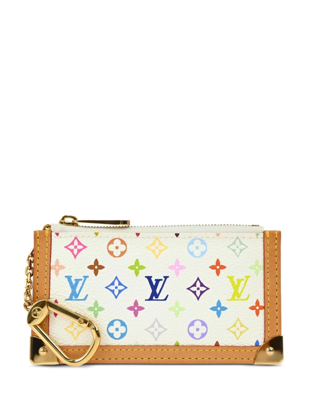 Louis Vuitton Pre-Owned x Takashi Murakami 2004 Monogram Multicolor Pochette wallet - White