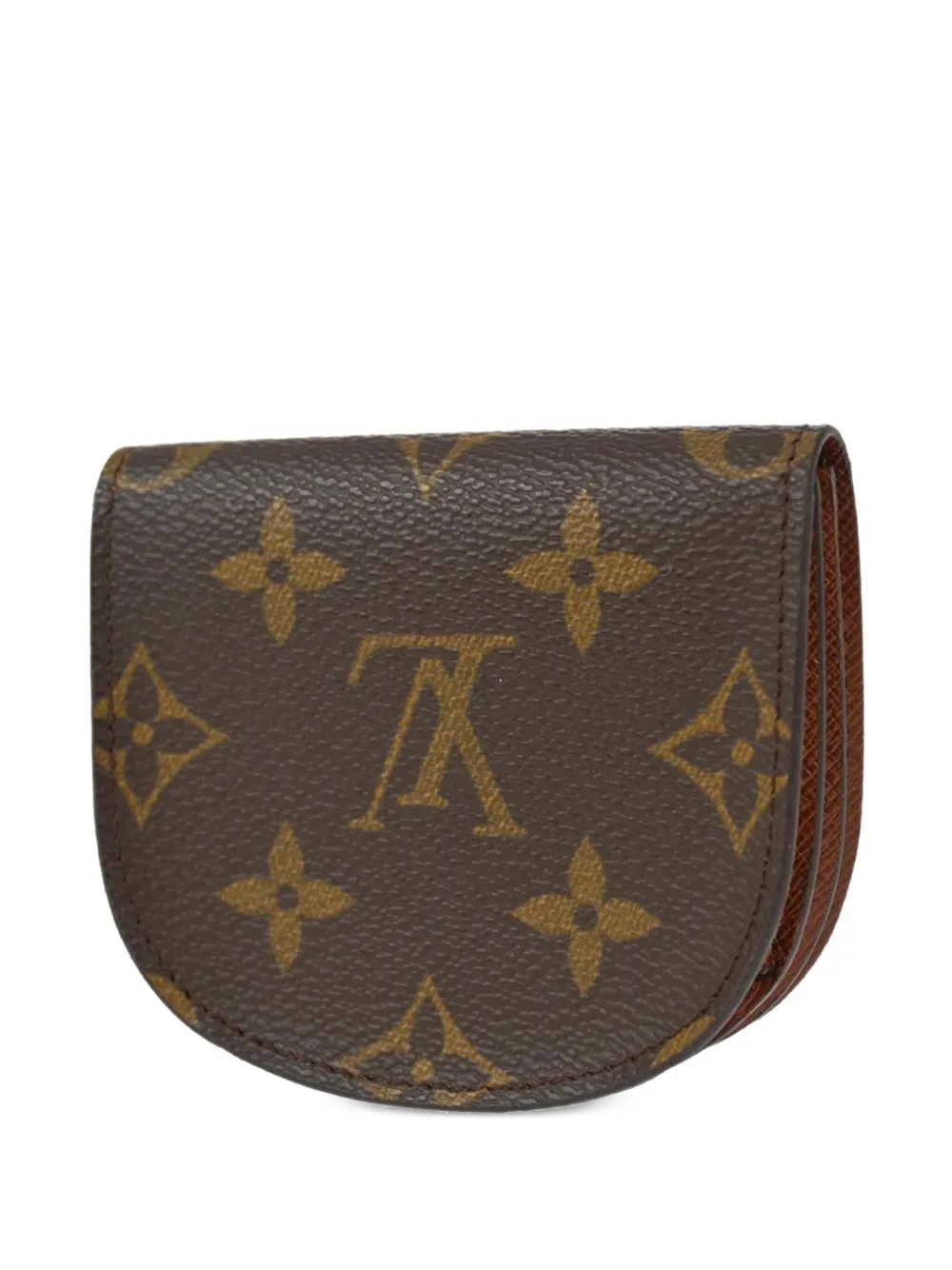 Louis Vuitton Pre Owned 2001 Porte Monnaie Gousset Coin Wallet Brown FARFETCH UK