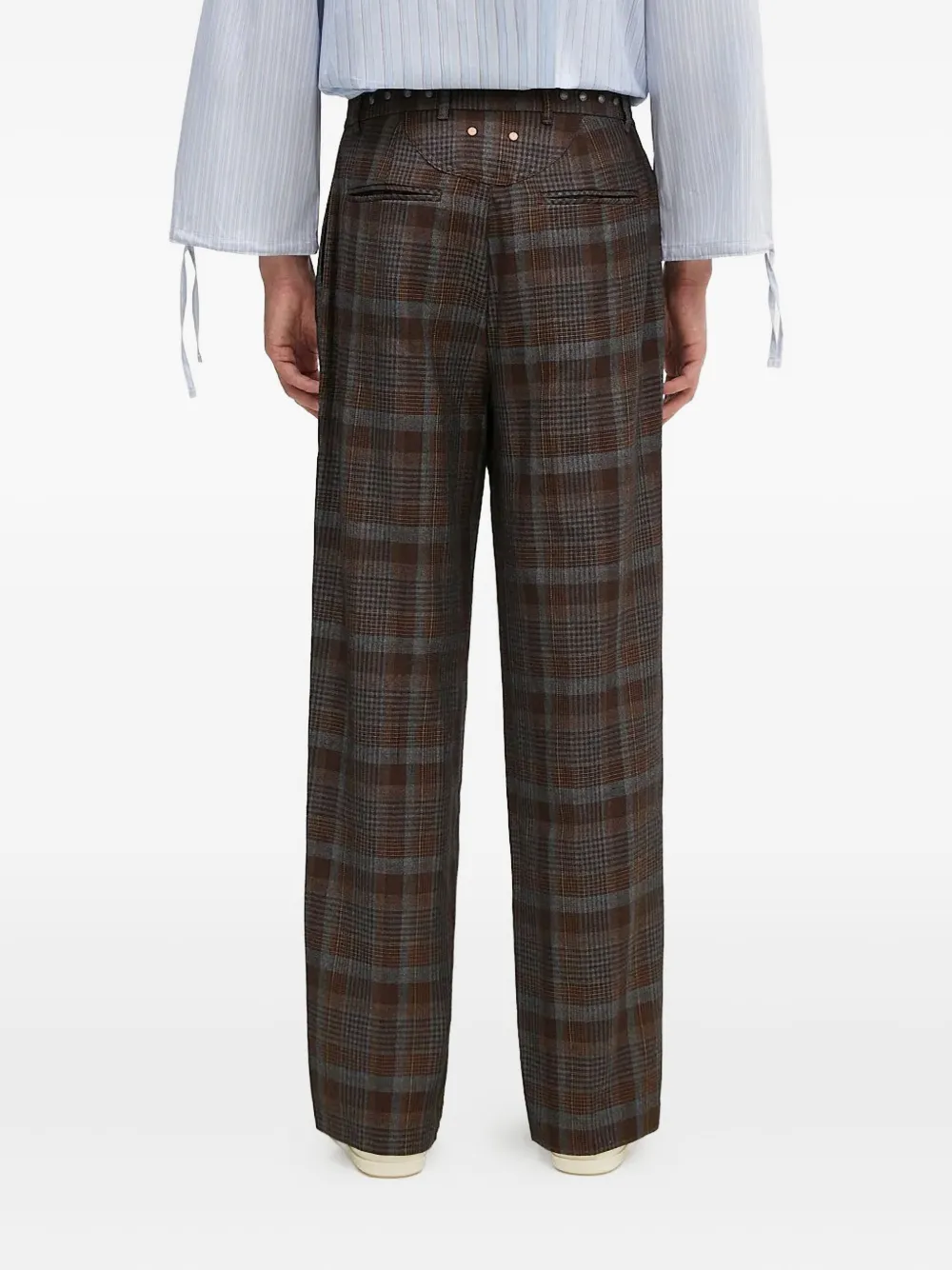 Andersson Bell Soe apa753m geruite broek Bruin