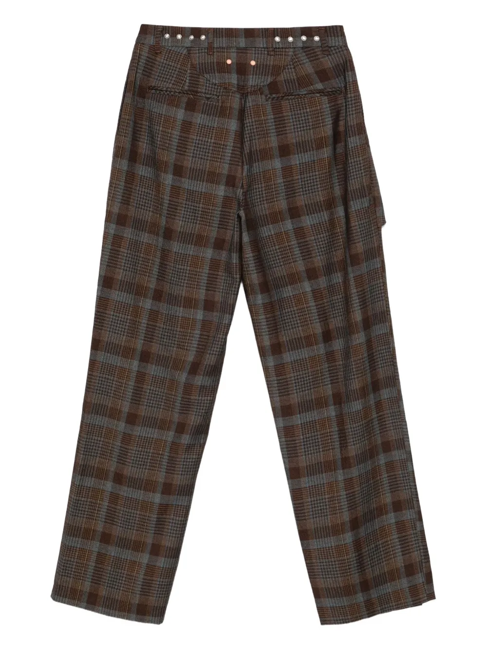 Andersson Bell  Soe check-wrap apa753m trousers | Regular-Fit & Straight Leg Pants | Image 2
