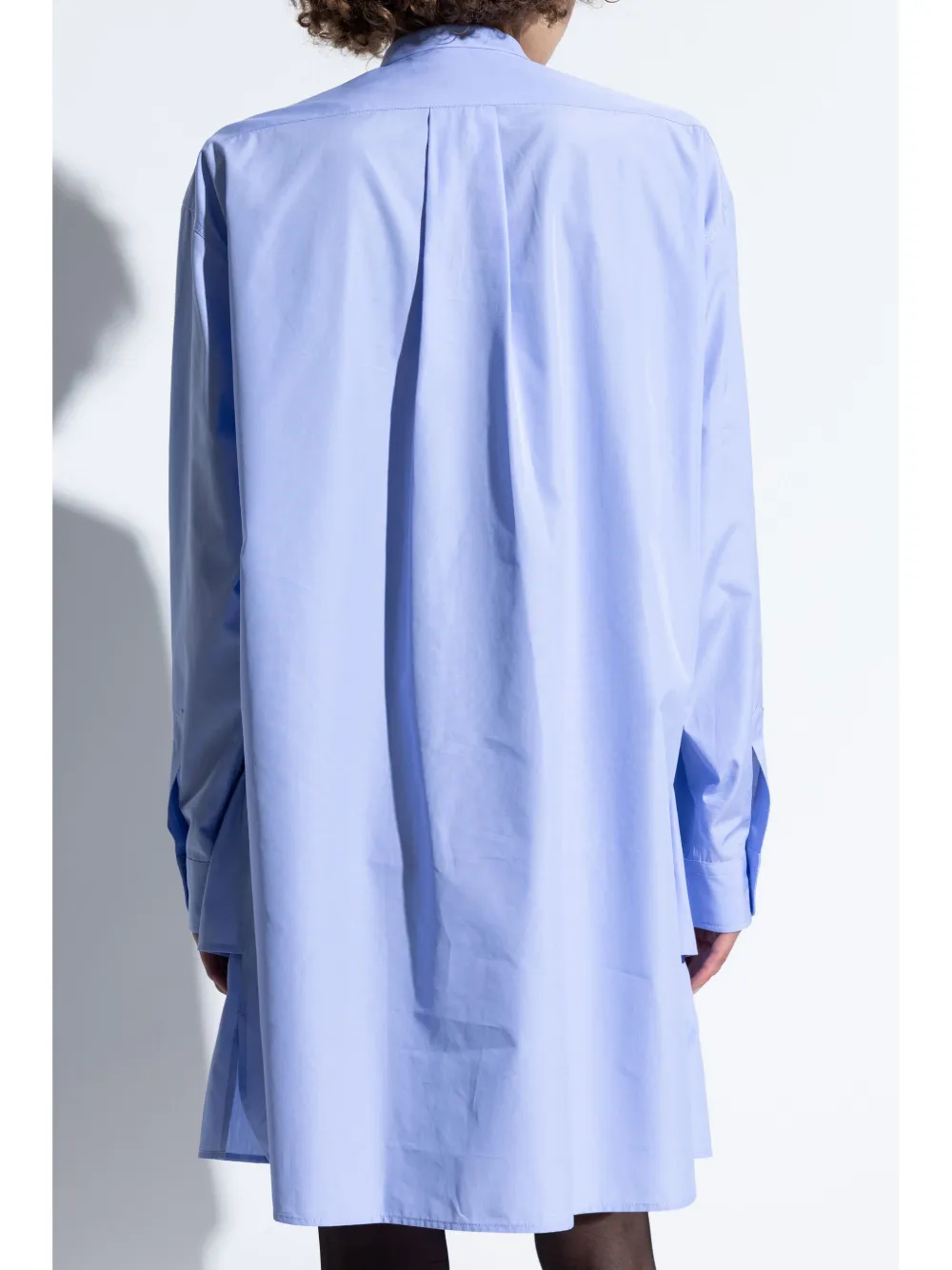 Moschino Jurk met ruches afwerking Blauw