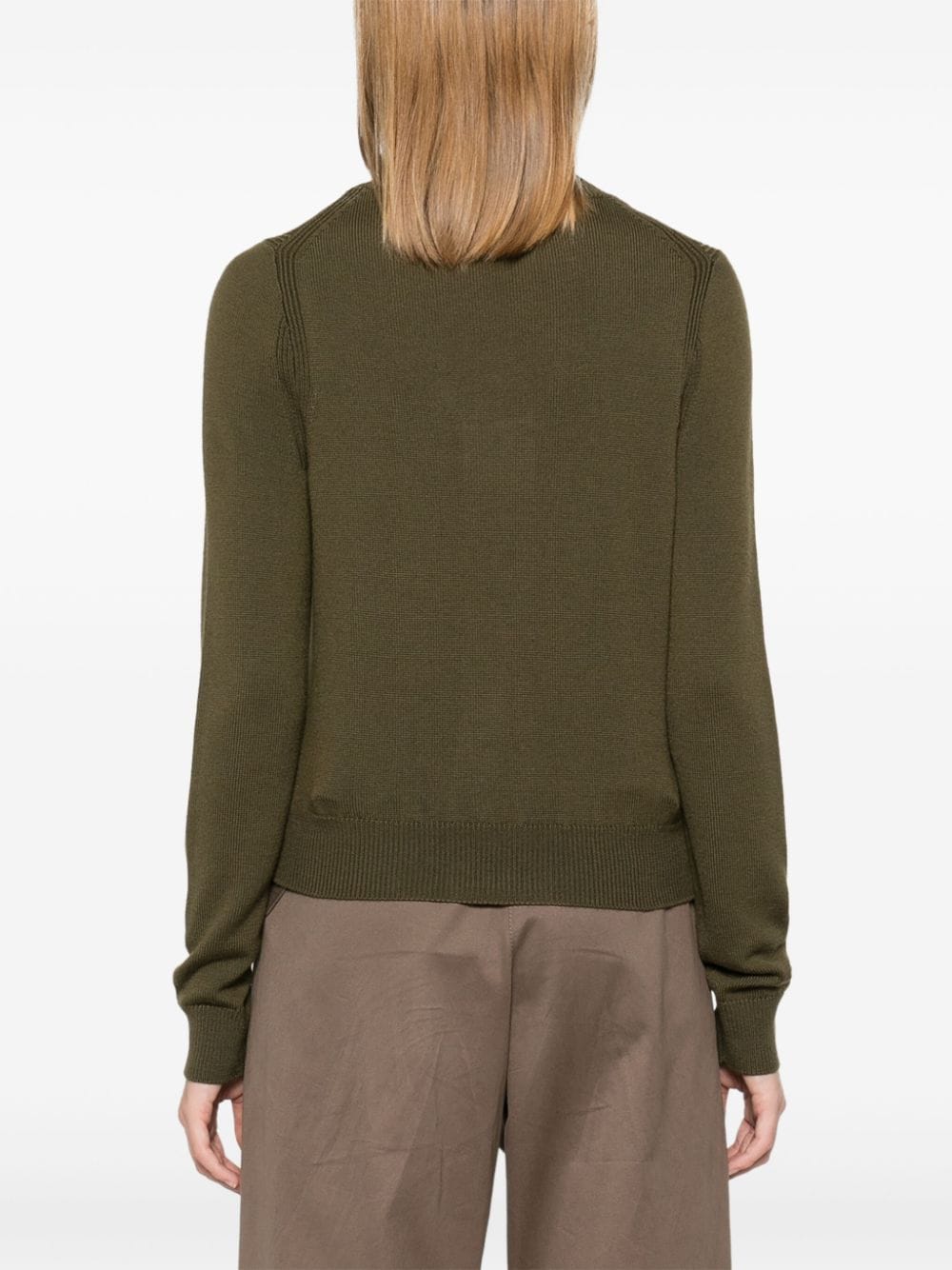 Shop Staud Baxter Cardigan In Green