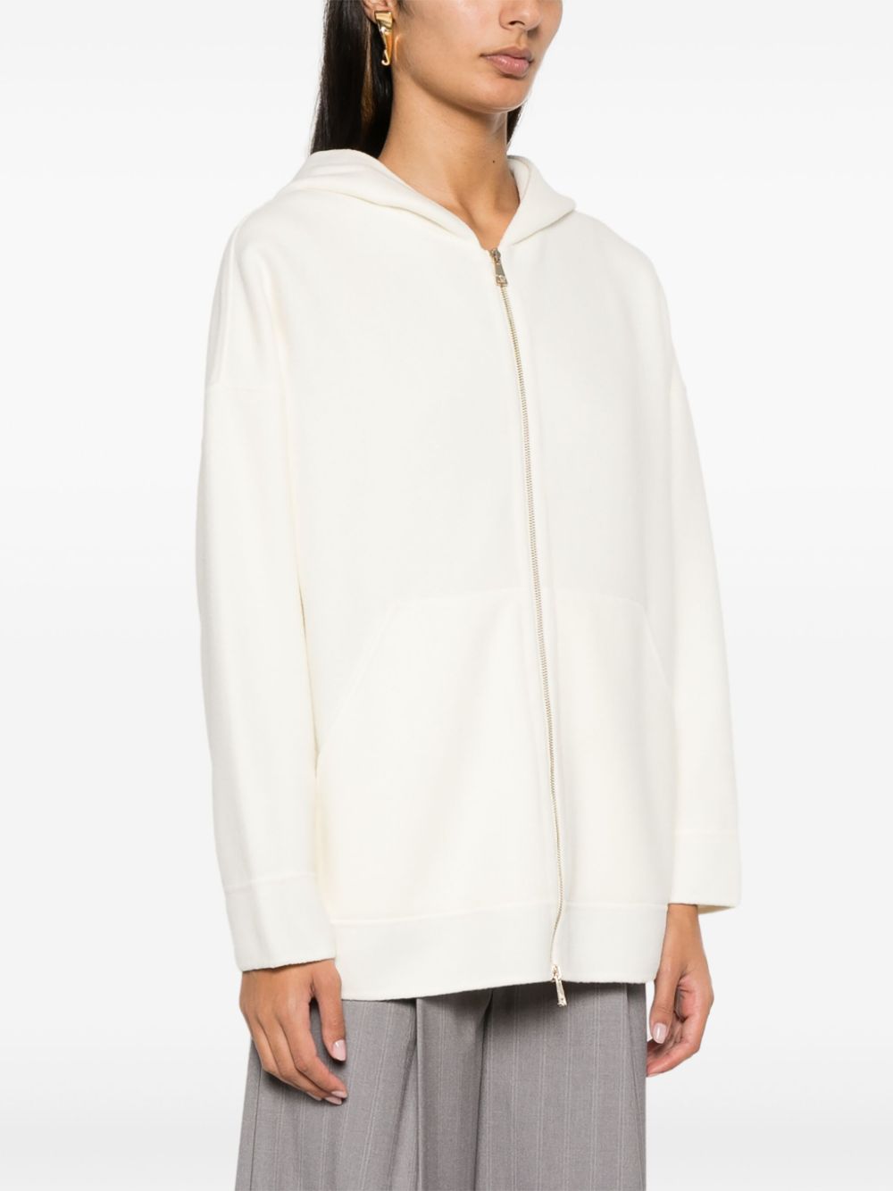 Max Mara fleece-texture jacket Women