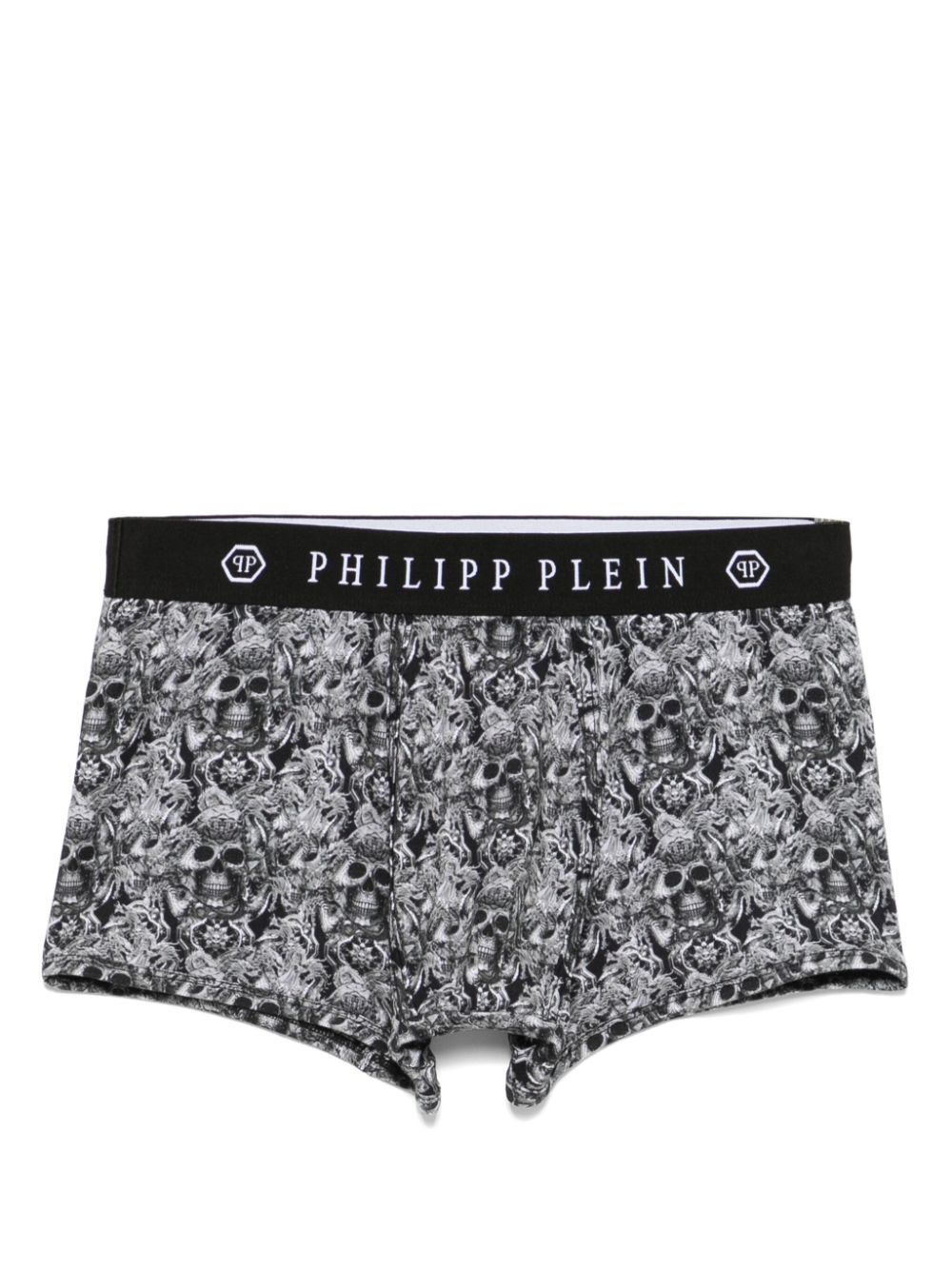 Philipp Plein Boxer con banda logo - Nero