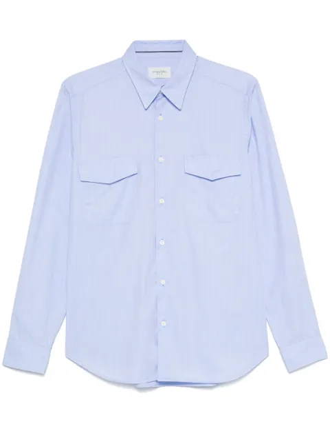 Tintoria Mattei herringbone-pattern shirt