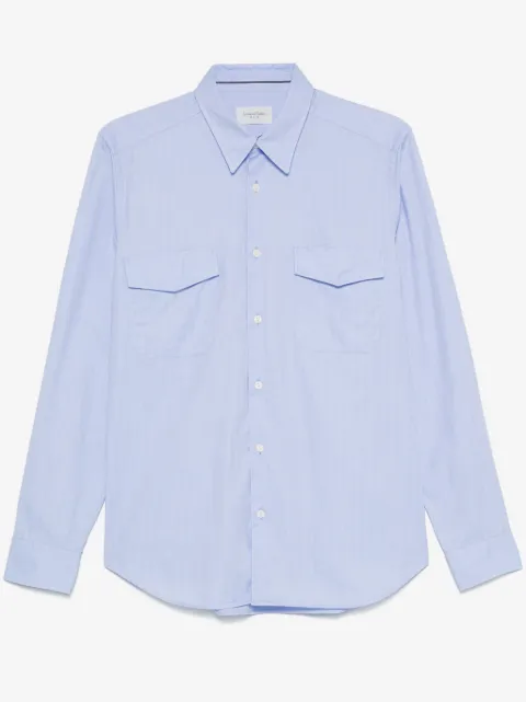 Tintoria Mattei herringbone-pattern shirt