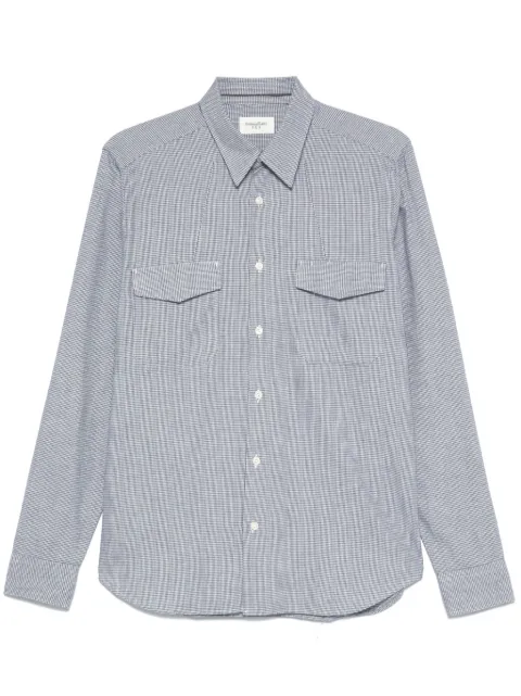 Tintoria Mattei dogtooth-pattern shirt