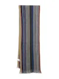 Paul Smith ""Signature Stripe"" scarf - Grey
