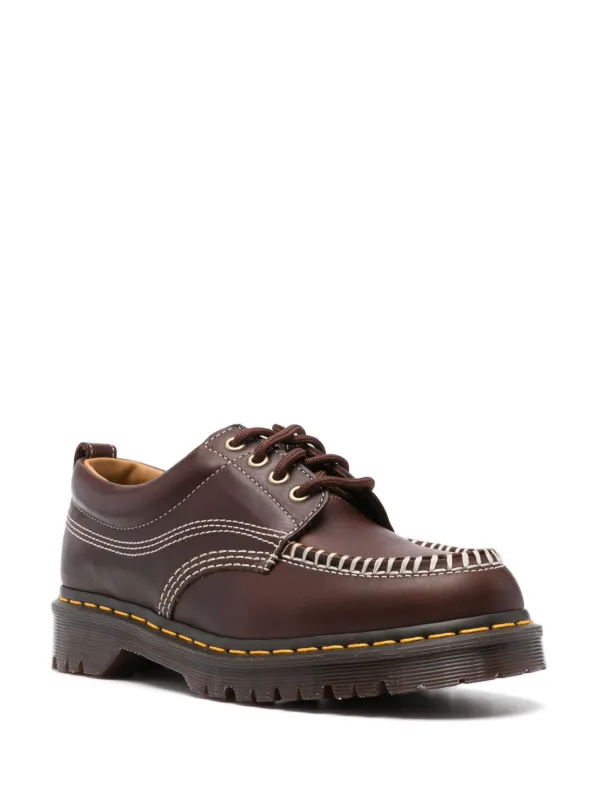 Dr. Martens Lowell ブラウン UK8 Dr. Martens Lowell Derby Shoes | Brown | FARFETCH