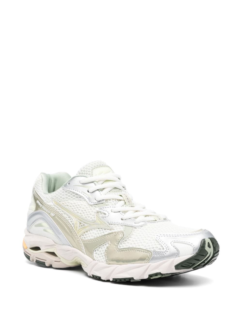 Shop Mizuno Wave Rider 10 Sneakers In White