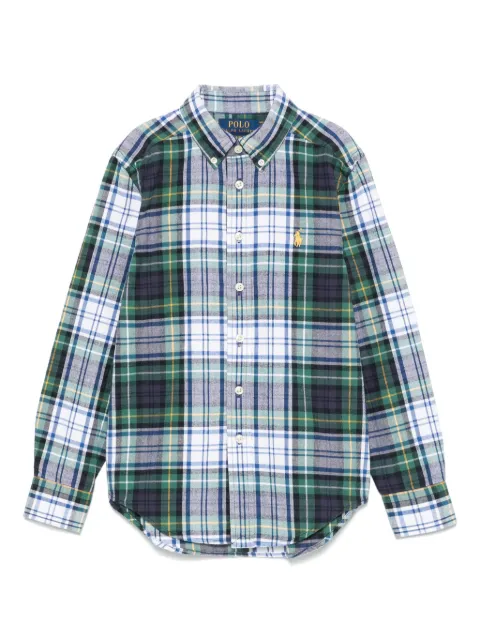 POLO RALPH LAUREN KIDS check-pattern shirt 