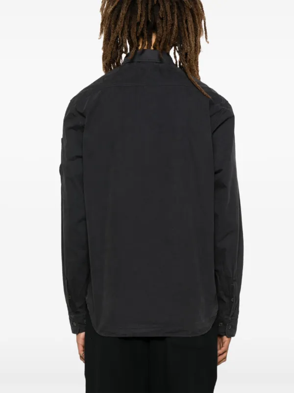 Company Microreps Diamond Peach Overshirt Black FARFETCH IN