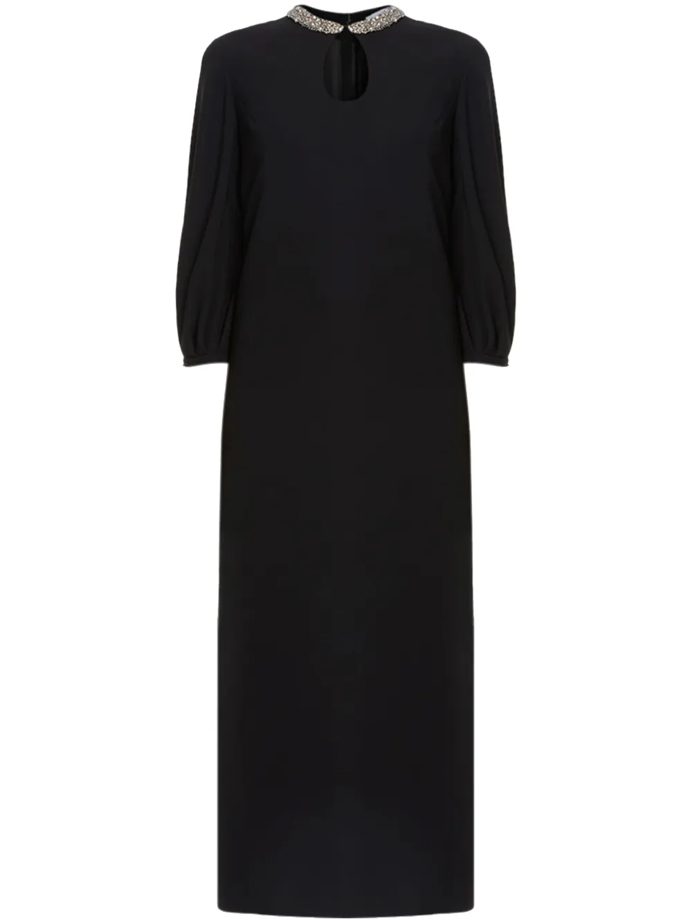 Dice Kayek cut-out detailing midi dress - Black