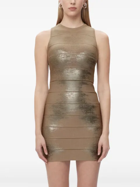 Hervé Léger metallic mini dress 46BFL8483788 - 2