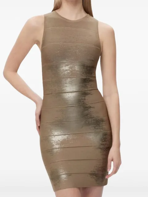 Hervé Léger metallic mini dress 46BFL8483788 - 1