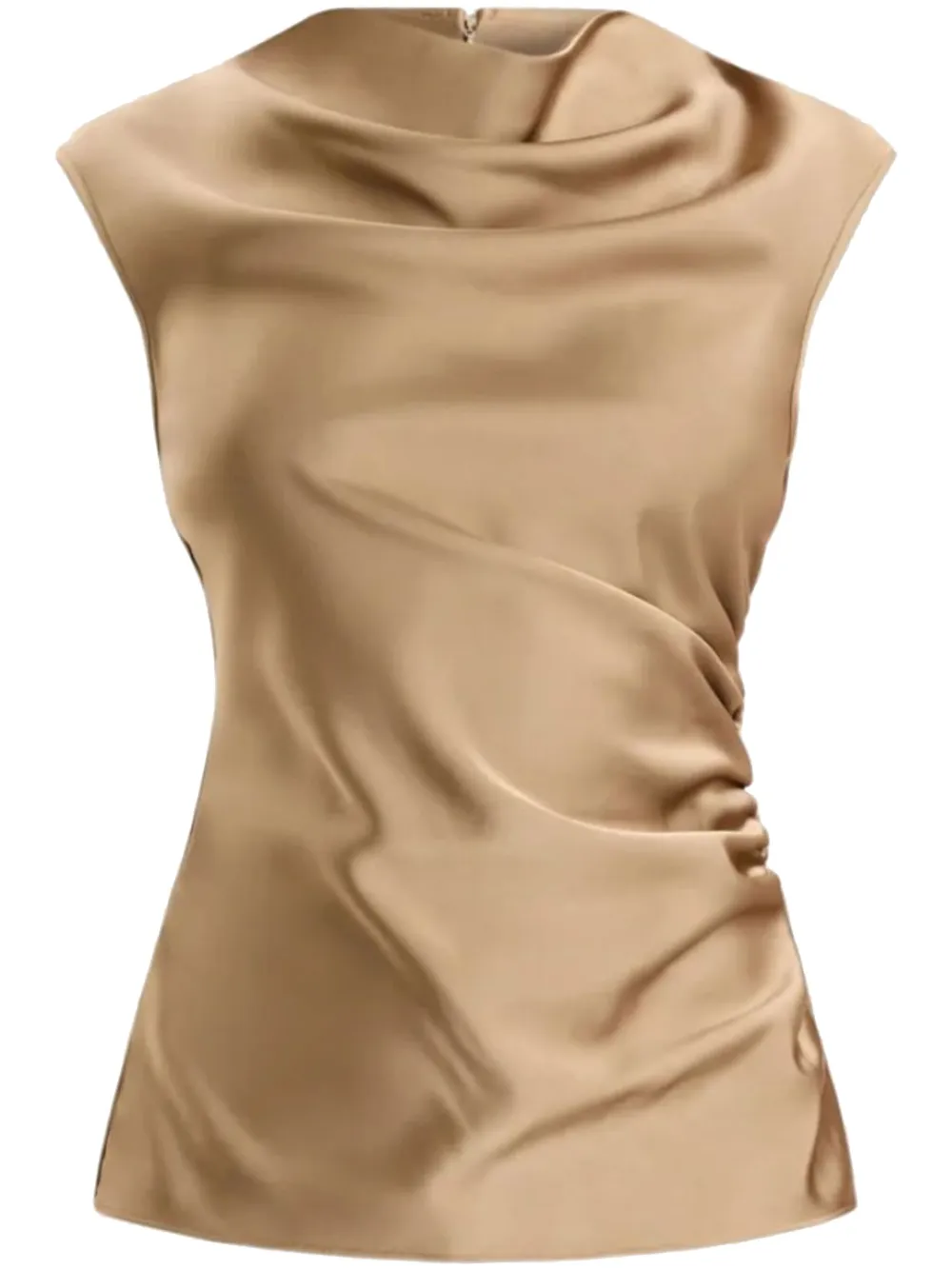 Hervé Léger satin blouse - Neutrals