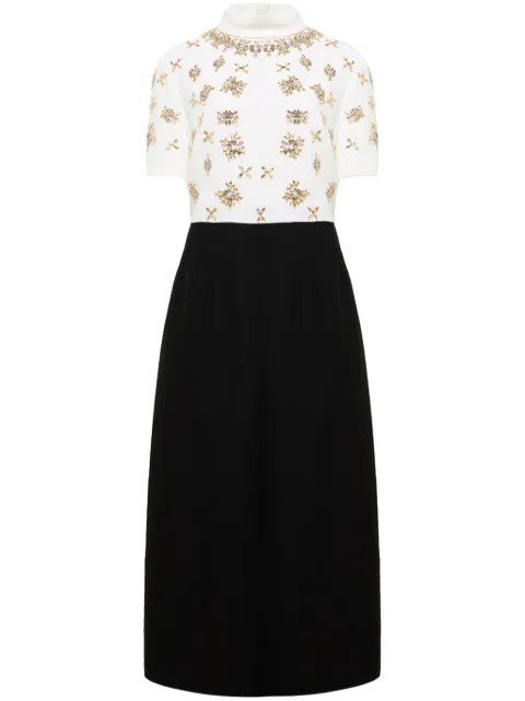 Dice Kayek crystal-embellished midi dress PF24R213 - 0
