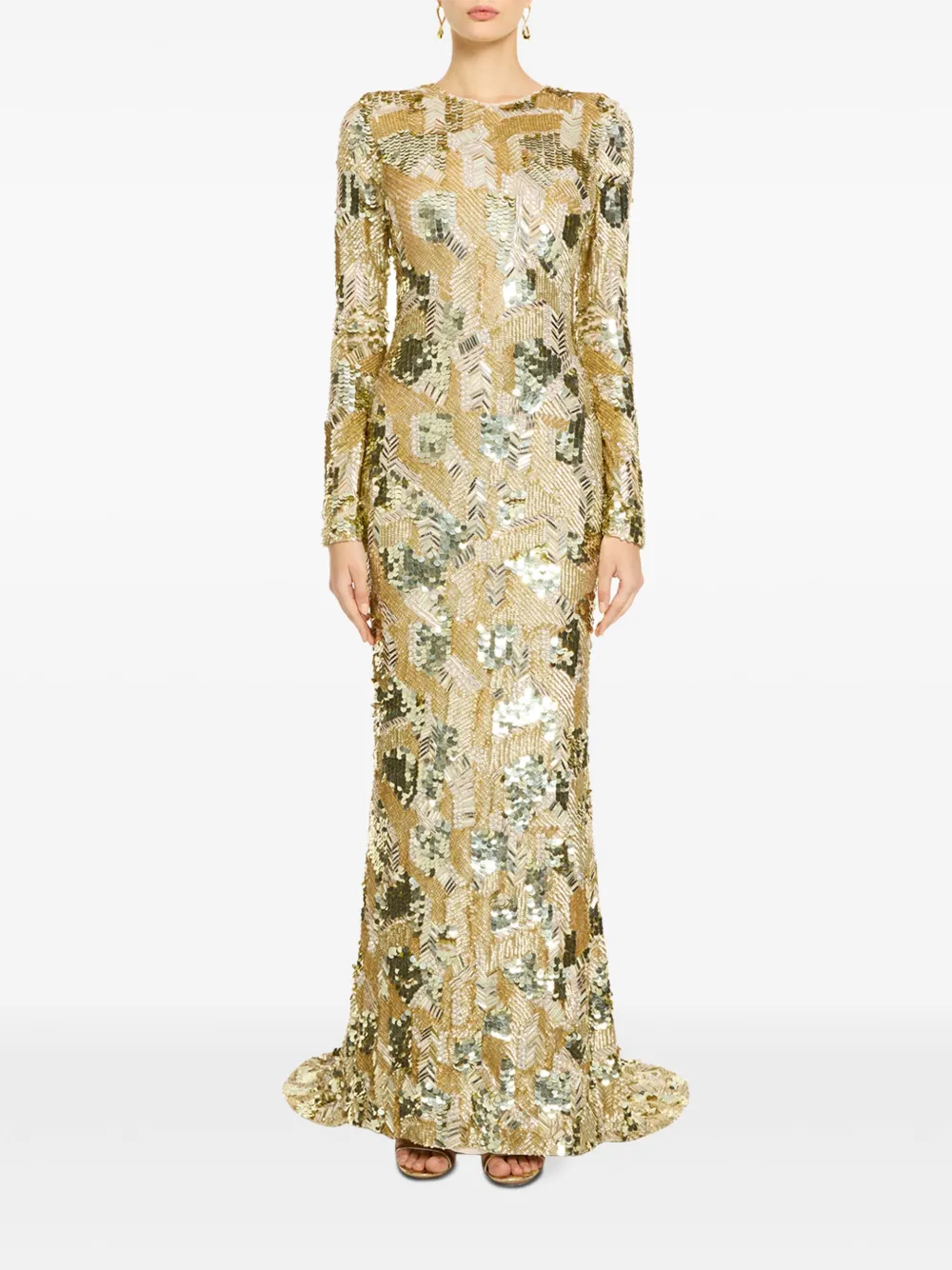 ILTA Arlet embellished evening gown - Goud