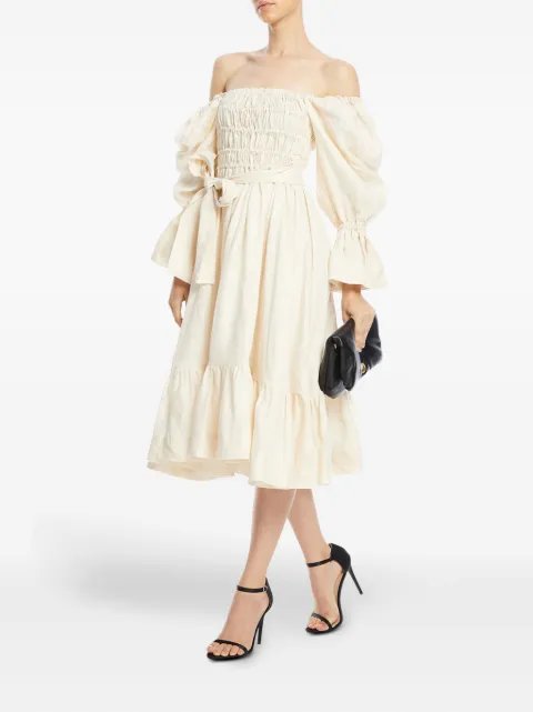 VASILIKI ruched midi dress SS22VAS01A - 3