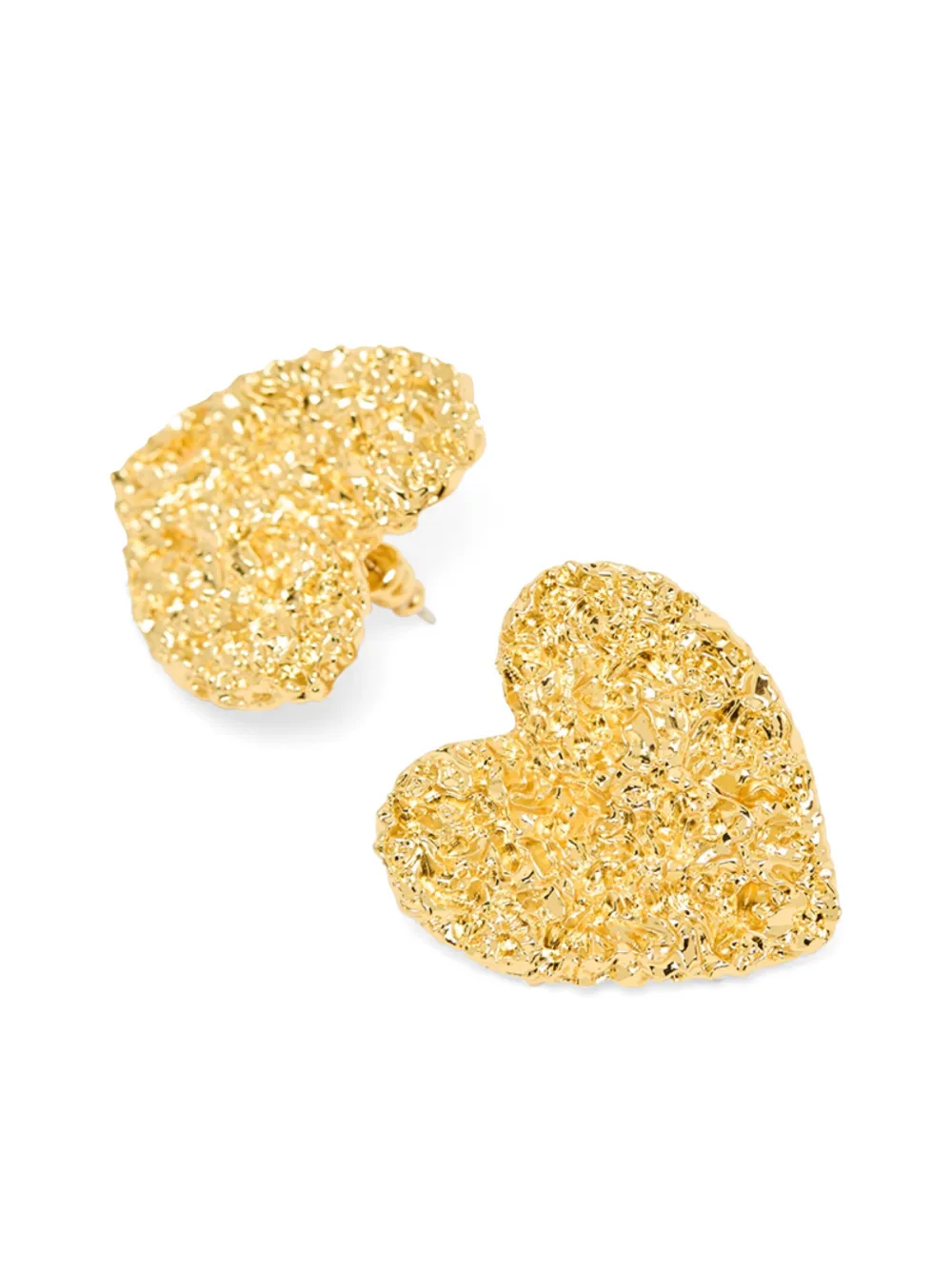 AMBER SCEATS Hartvormige oorbellen - Goud