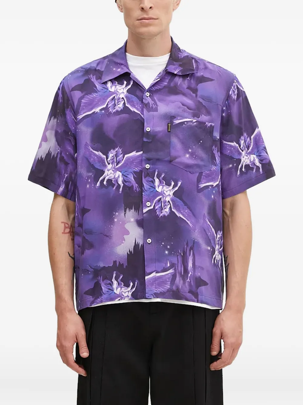 Aries pegasus-print shirt | Image 2