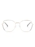 Carolina Herrera butterfly-frame glasses - Gold