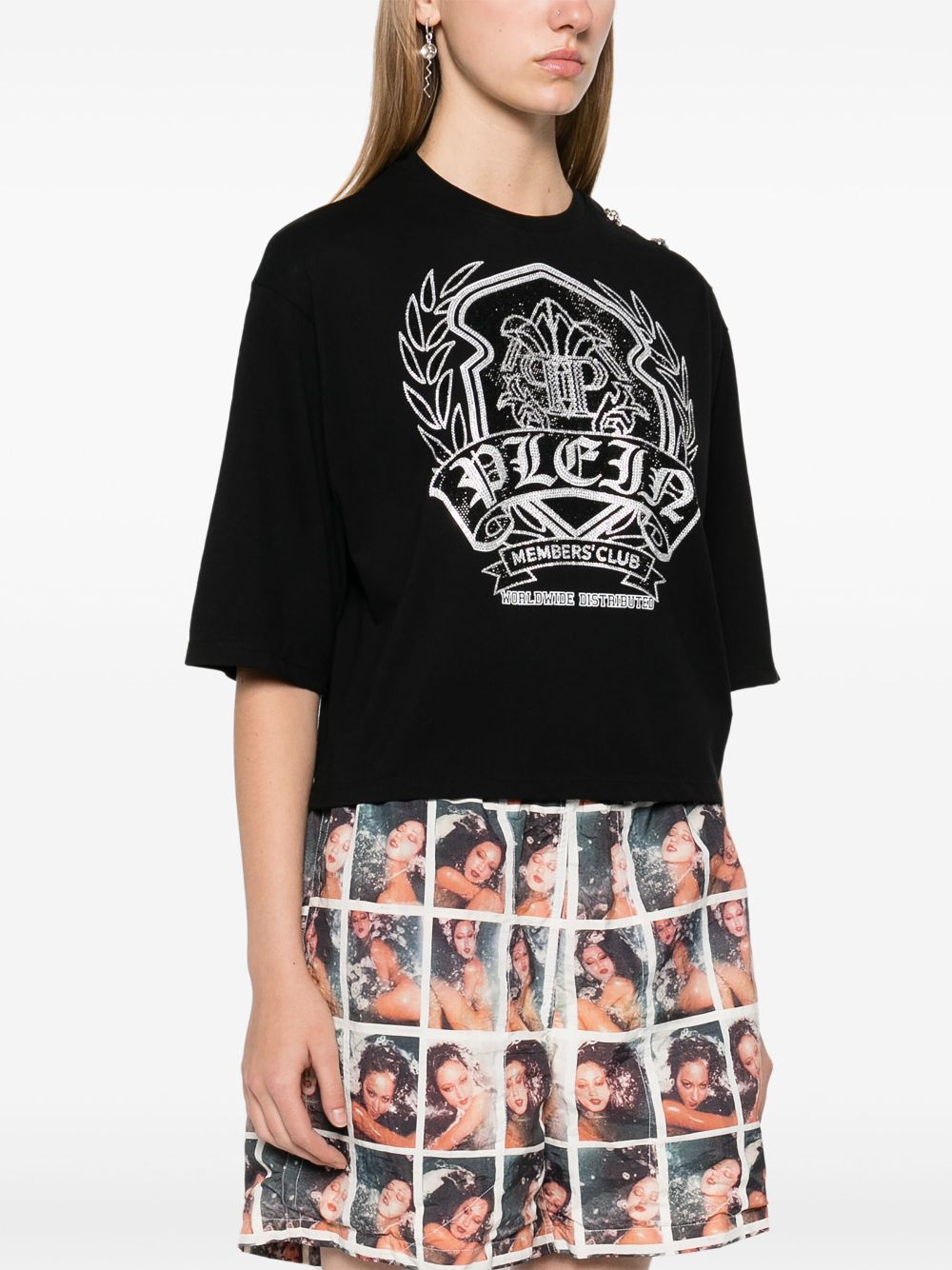 Philipp Plein crystal-embellishment T-shirt Women