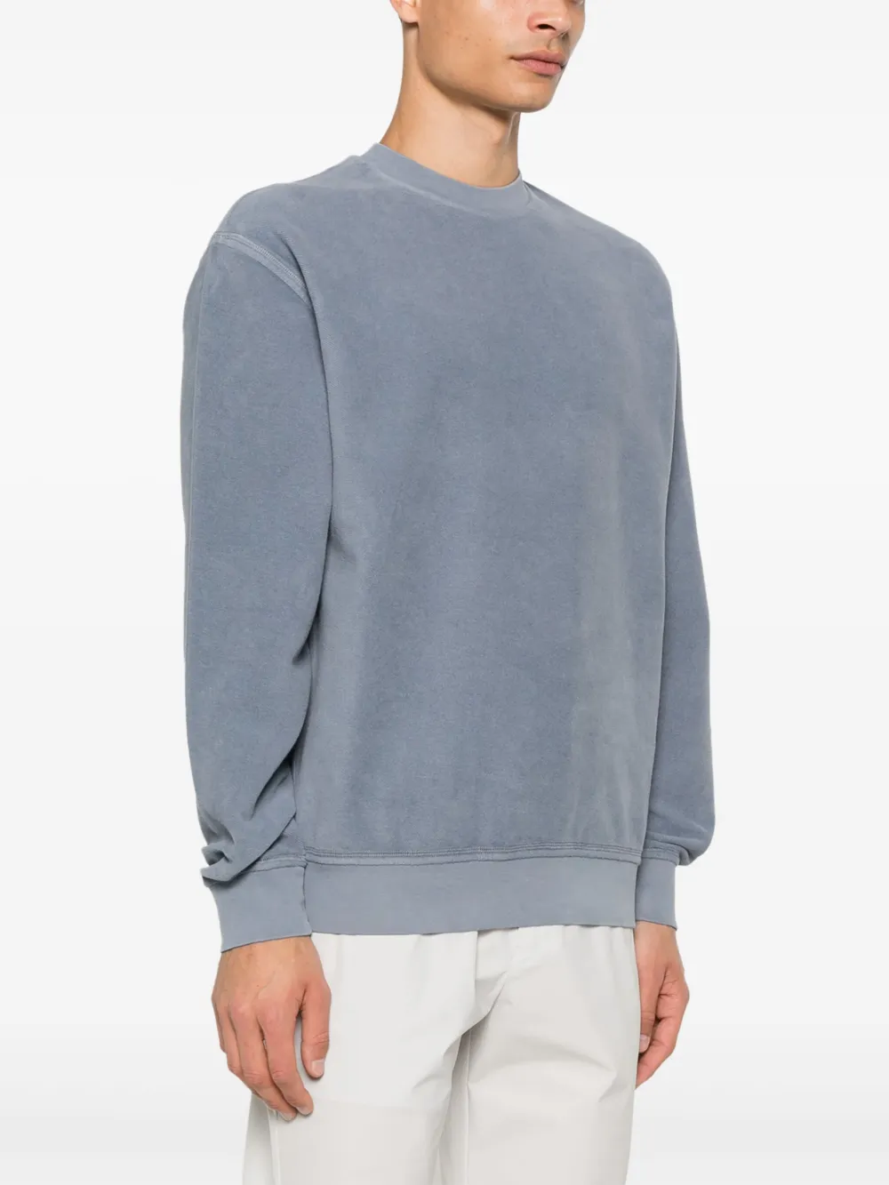 Shop C.p. Company Lens-detail Sweatshirt In Blue