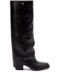 FENDI Show leather boots - Black