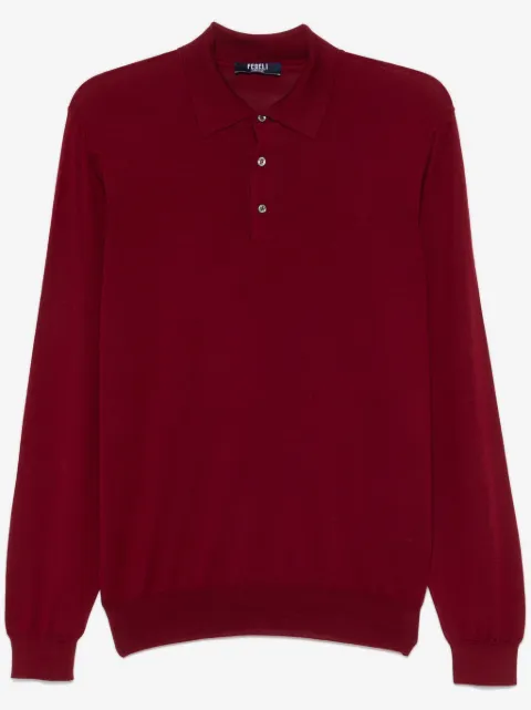 Fedeli fine-knit polo shirt