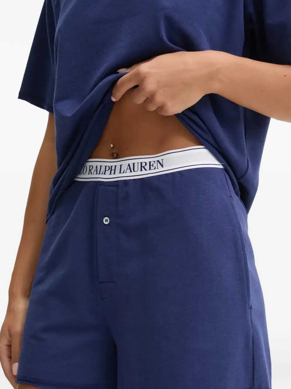 Polo Ralph Lauren T-shirt met geborduurd logo Blauw