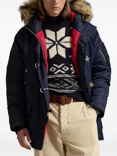 Polo Ralph Lauren zip-up hooded coat