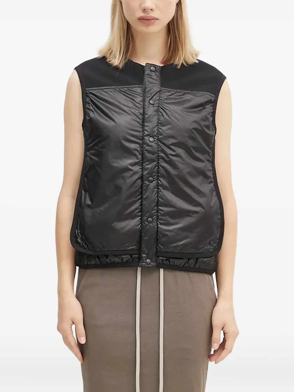 Y-3 panelled sleeveless vest | Black | Image 1